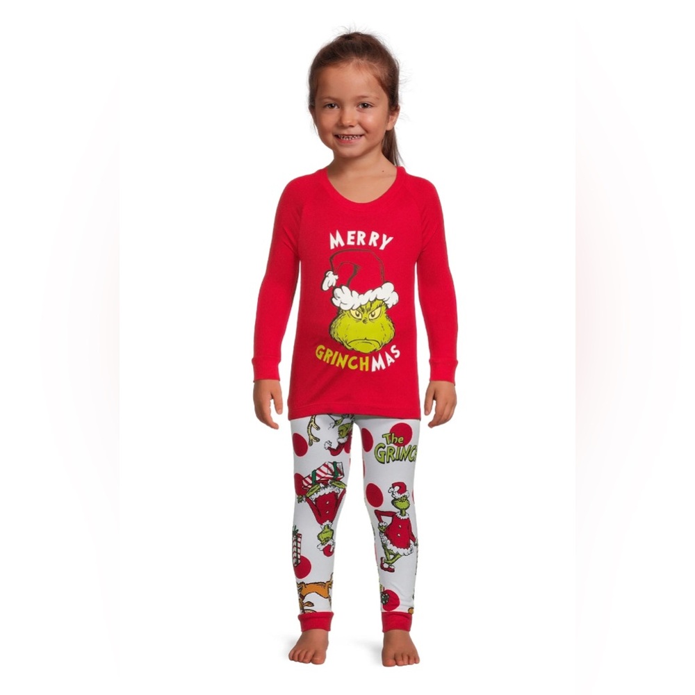 Dr. Seuss Unisex Toddlers Grinch Set 2-Piece